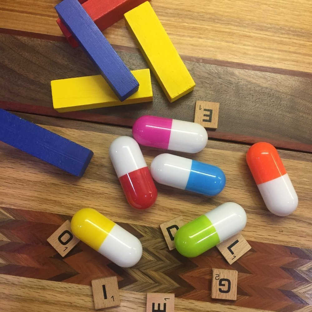 Rainbow Secret Novelty Pill Pens 6 PACK